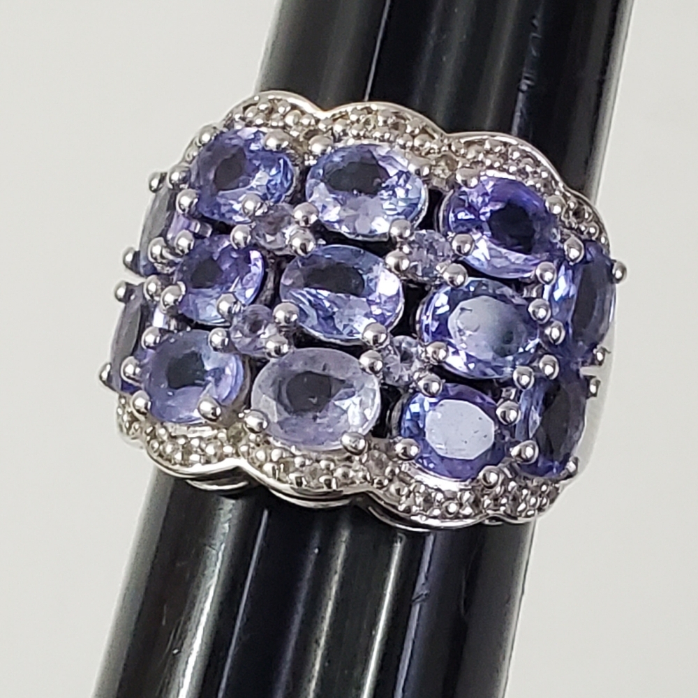 Sterling Silver 925 Tanzanite Ring